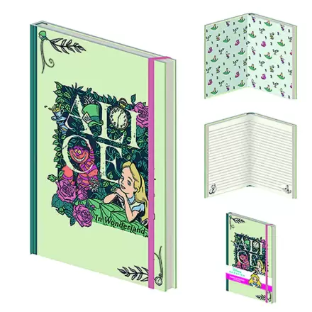 Disney Alice in Wonderland  A5 Notizbuch Produktfoto