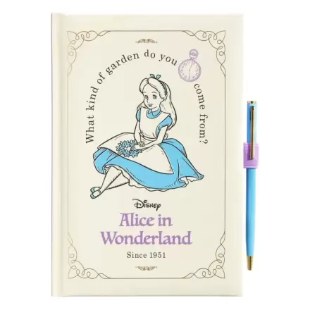 Disney Alice in Wonderland A5 Notizbuch und Stift termékfotója