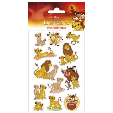 Disney Der König der Löwen Spaß-Tattoo 12-teiliges Set Produktfoto