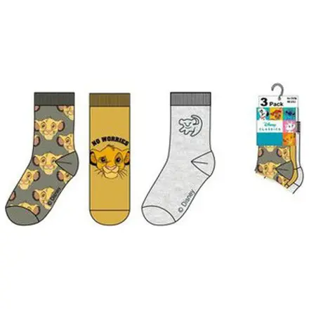 Disney Der König der Löwen No Worries Kindersocken 31/34 Produktfoto