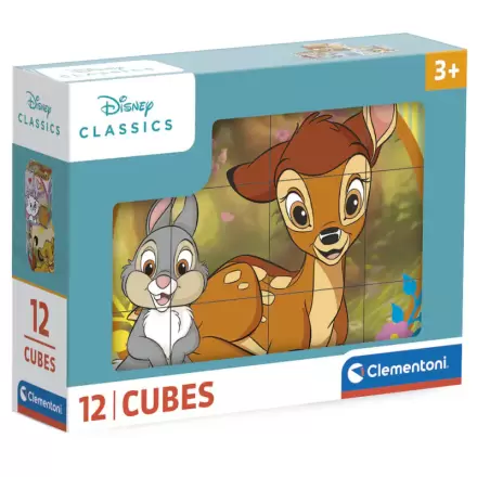 Disney Bambi Würfelpuzzle 12St termékfotója