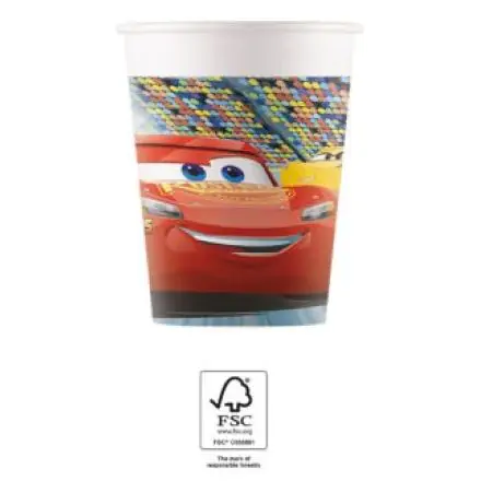 Disney Cars 3 Papierbecher 8er-Pack 200 ml FSC Produktfoto