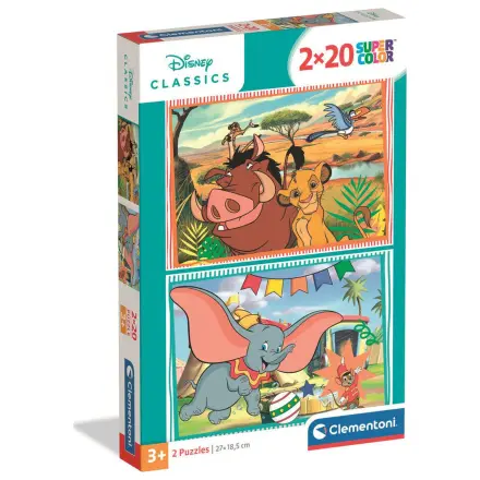 Disney Classic Puzzle 2x20 Teile Produktfoto