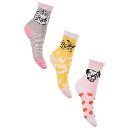 Disney Classics Puppies Gelbe Kindersocken 27/30 Produktfoto