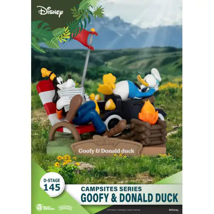 Disney D-Stage Campsite Series PVC Diorama Goofy & Donald Duck 10 cm termékfotója