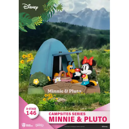 Disney D-Stage Campsite Series PVC Diorama Mini & Pluto 10 cm termékfotója