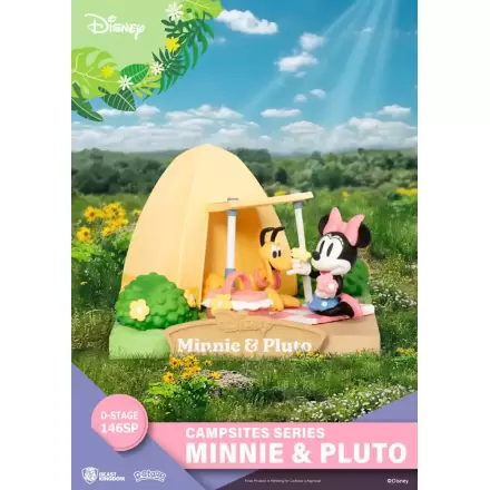 Disney D-Stage Campsite Series PVC Diorama Mini & Pluto Special Edition 10 cm termékfotója