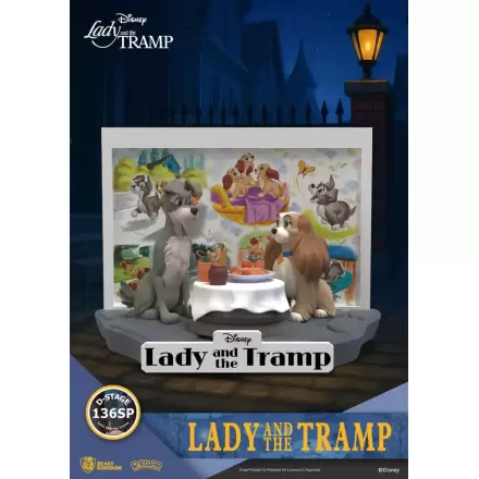 Disney D-Stage PVC Statue Lady and the Tramp 12 cm Produktfoto