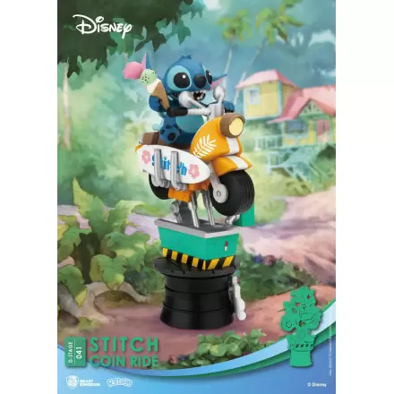Disney D-Stage PVC Diorama Stitch Coin Ride 16 cm Produktfoto