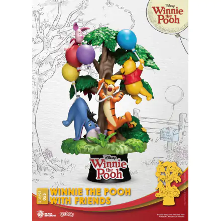 Disney D-Stage PVC Diorama Winnie The Pooh With Friends 16 cm termékfotója