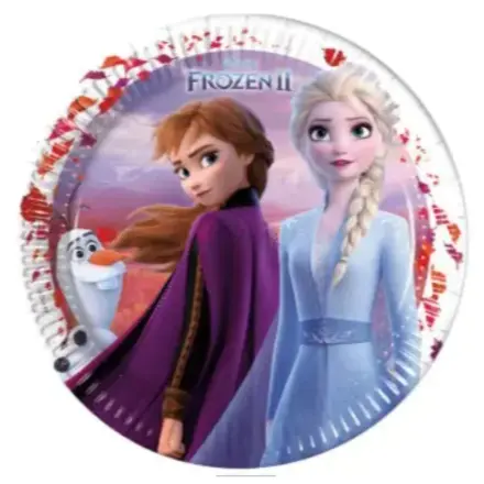Disney Frozen II Pappteller 8 Stück 23 cm FSC Produktfoto