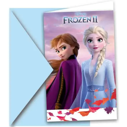 Disney Frozen II, Frozen Party Einladung 6 Stück Produktfoto
