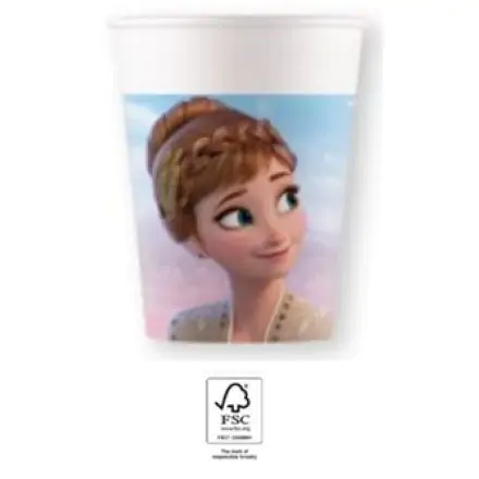 Disney Frozen II Wind Spirit Papierbecher 8 Stück 200 ml FSC Produktfoto