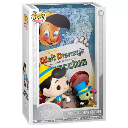 Disney's 100th Anniversary POP! Movie Poster & Figur Pinocchio 9 cm Produktfoto