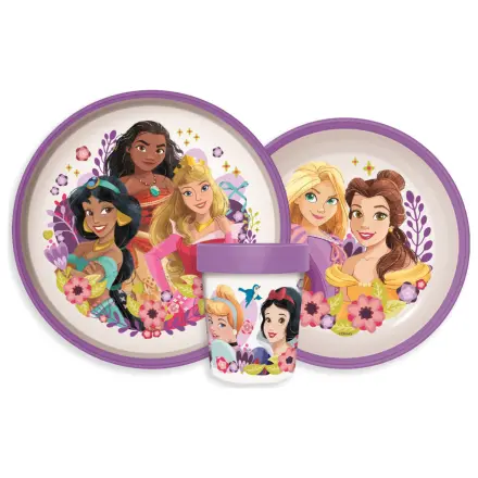 Disney Princess Courageous Heart Rutschfestes Geschirr Set, Mikroplastik Set Produktfoto