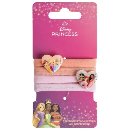 Disney Princess Herz Haargummi-Set, 4 Stk. Produktfoto