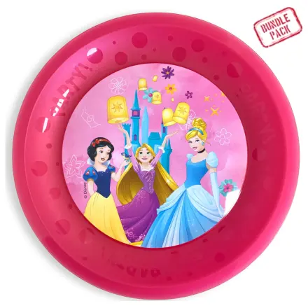 Disney Princess Live Your Story Micro Premium Kunststoff Flachteller 4-teiliges Set 21 cm Produktfoto