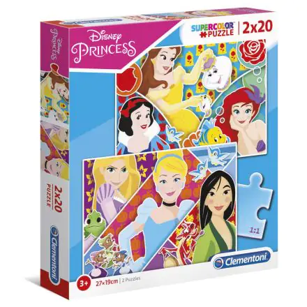 Disney Princess Maxi puzzle 2x20 Teile Produktfoto