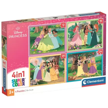 Disney Princess Puzzle 12+16+20+24St Produktfoto