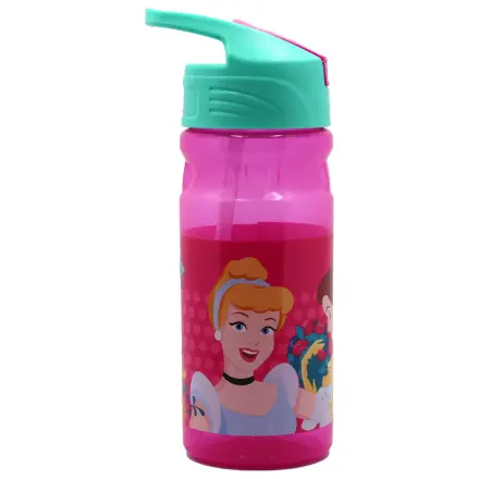 Disney Princesses Spring Plastik Trinkflasche mit Strohhalm 500 ml Produktfoto