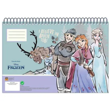 Disney Frozen Adventure A/4 Spiral Skizzenbuch 30 Blatt Produktfoto