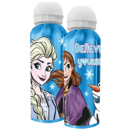 Disney Frozen Believe Aluminium Wasserflasche mit Trinkverschluss 500 ml Produktfoto