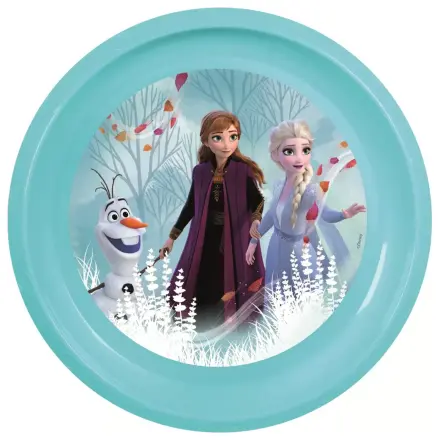 Disney Frozen Blue Forest Flachteller aus Kunststoff Produktfoto