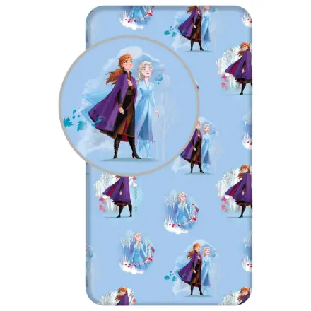 Disney Frozen Blue Leaves Spannbettlaken 90*200 cm Produktfoto