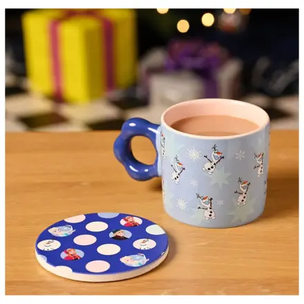 Disney Frozen Becher und Untersetzer Set 250ml Produktfoto