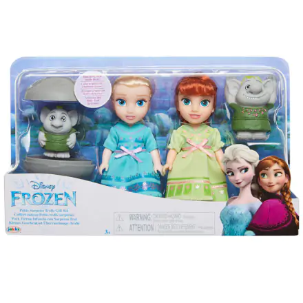 Disney Frozen Elsa + Anna + Trolls Puppe 15cm Produktfoto