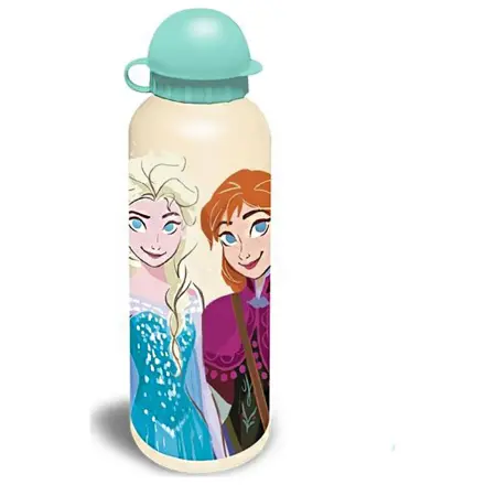 Disney Frozen Enchanted Aluminium Trinkflasche mit Strohhalm-Deckel 500 ml Produktfoto