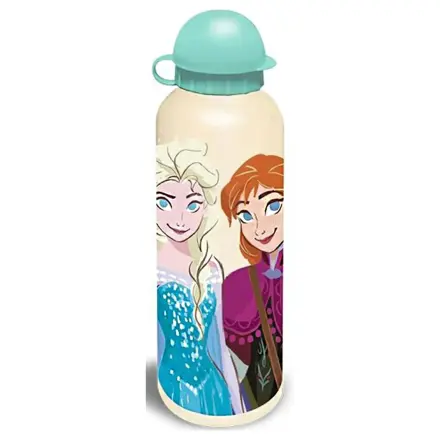 Disney Frozen Enchanted Aluminium Trinkflasche mit Strohhalm-Deckel 500 ml Produktfoto