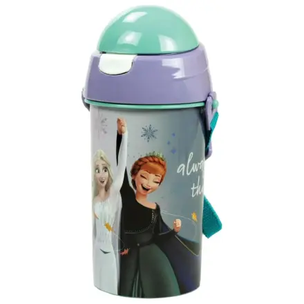 Disney Frozen Idyllic Plastik Trinkflasche mit Haken 500 ml Produktfoto
