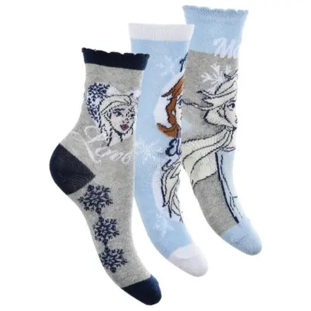 Disney Frozen Love Blau Kinder Socken 31/34 Produktfoto
