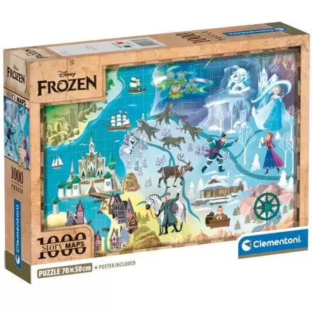 Disney Frozen Map Puzzle 1000St termékfotója