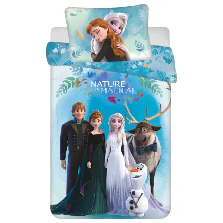 Disney Frozen Nature is Magical Kinder Kleinkinder Bettbezug Produktfoto
