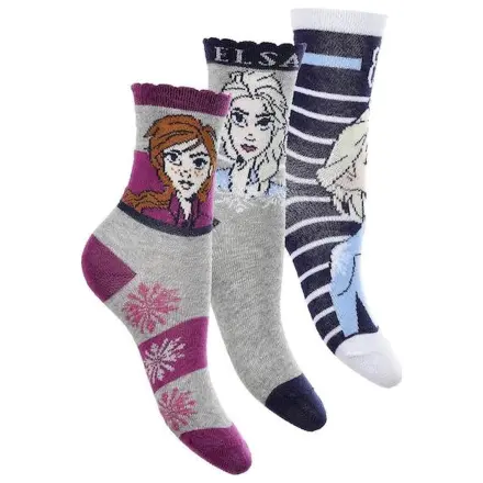 Disney Frozen Sisters Grau Kinder Socken 31/34 Produktfoto