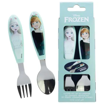 Disney Frozen Snowy Tale Metall Ergo Besteckset - 2 Teile Produktfoto