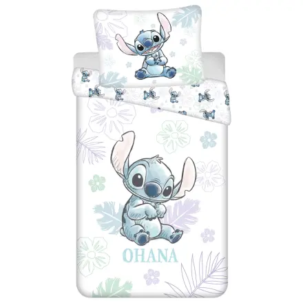 Disney Stitch Ohana Weißer Bettbezug Produktfoto