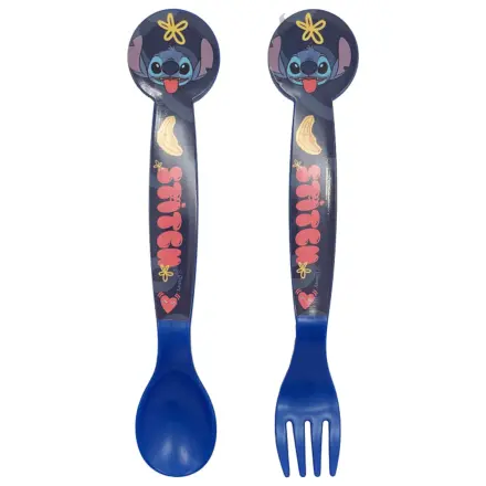 Disney Lilo and Stitch Palms Kunststoff Besteck-Set - 2-teilig Produktfoto
