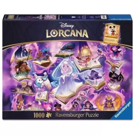 Disney Lorcana Puzzle Glimmers of the Realm: Amethyst (1000 Teile) Produktfoto