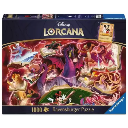 Disney Lorcana Puzzle Glimmers of the Realm: Ruby (1000 Teile) Produktfoto