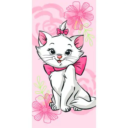 Disney Marie Cat Badetuch, Strandtuch Pink Flower 70*140 cm Produktfoto
