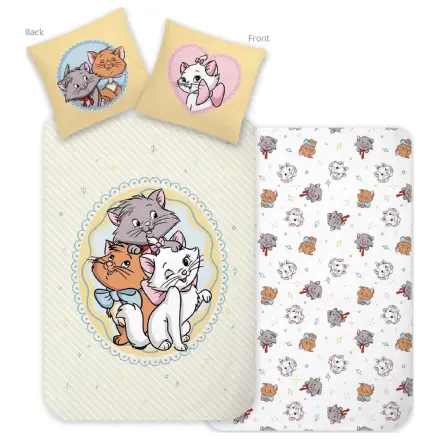 Disney Marie Trio Kinder-Bettbezug für Kleinkinder und Vorschulkinder Produktfoto