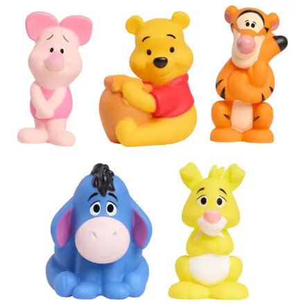 Disney Winnie the Pooh Set aus 5 Badezimmer Figuren Produktfoto