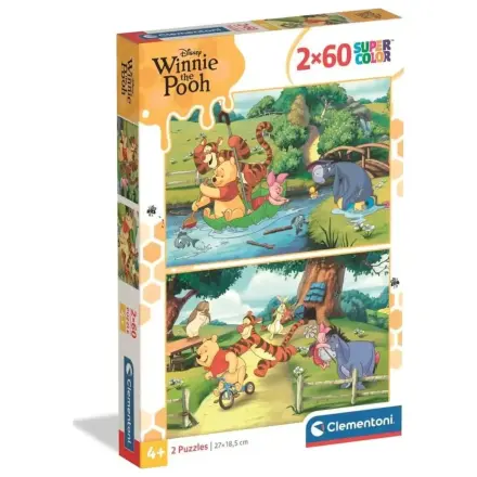 Disney Winnie the Pooh Funny Day 2x60 Teile Puzzle Produktfoto