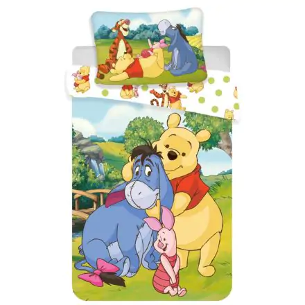 Disney Winnie the Pooh Kinder Bettwäsche-Set 100x135 cm, 40x60 cm Produktfoto