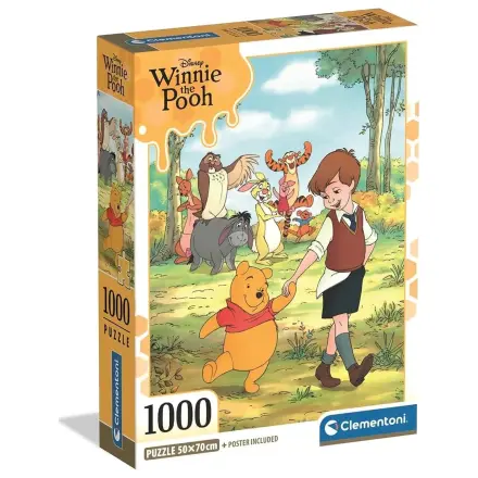 Disney Winnie the Pooh Spaziergang 1000-Teile Kompakt Puzzle Produktfoto