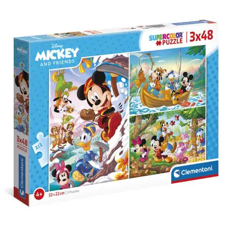 Disney Mickey and Friends Puzzle 3x48St termékfotója