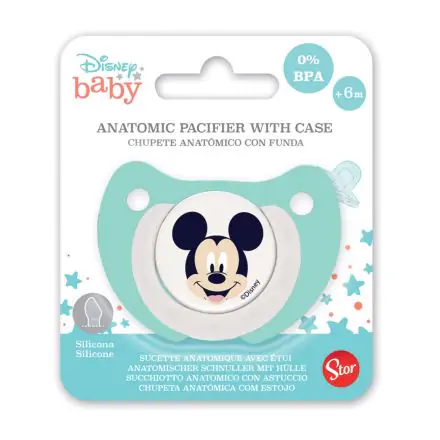 Disney Mickey Baby Spiel- und Schlaf-Schnuller mit Etui Produktfoto